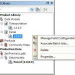 Manage your field configurations and associate batch jobs directly in the Product Library window