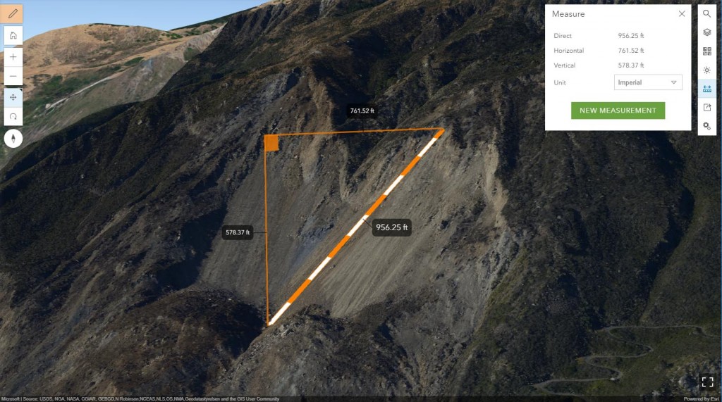 3D Mud Creek, CA Landslide in ArcGIS Online